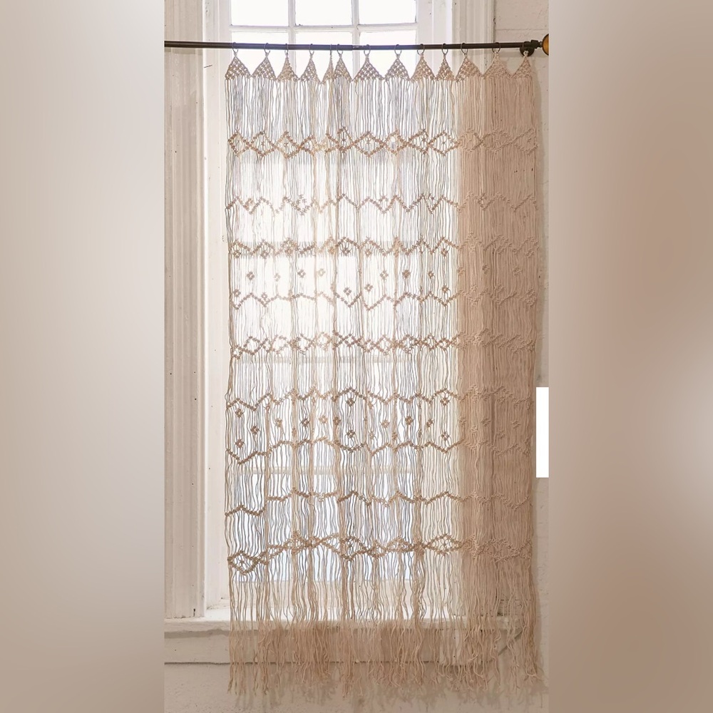 Urban Outfitters macrame wall panel or curtain